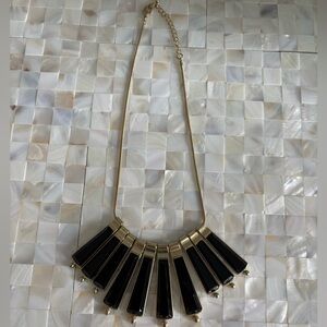 Elegant Black and Gold Necklace
